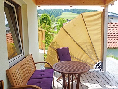 Überdachte Terrasse