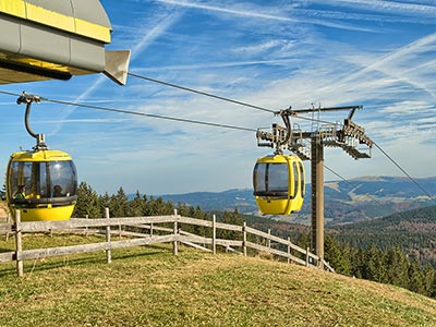 Seilbahnfahrt auf den Belchen