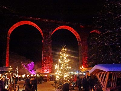 Weihnachtsmarkt beim Hofgut Sternen in der Ravennaschlucht