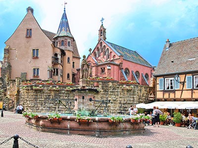 Eguisheim im Elsass/Frankreich