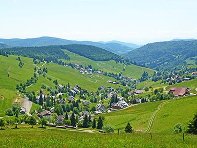 Ausblick über Todtnauberg