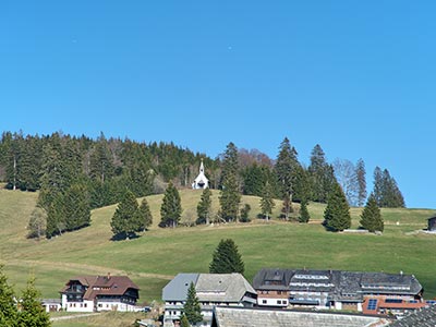 Blick zur Fatima-Kapelle