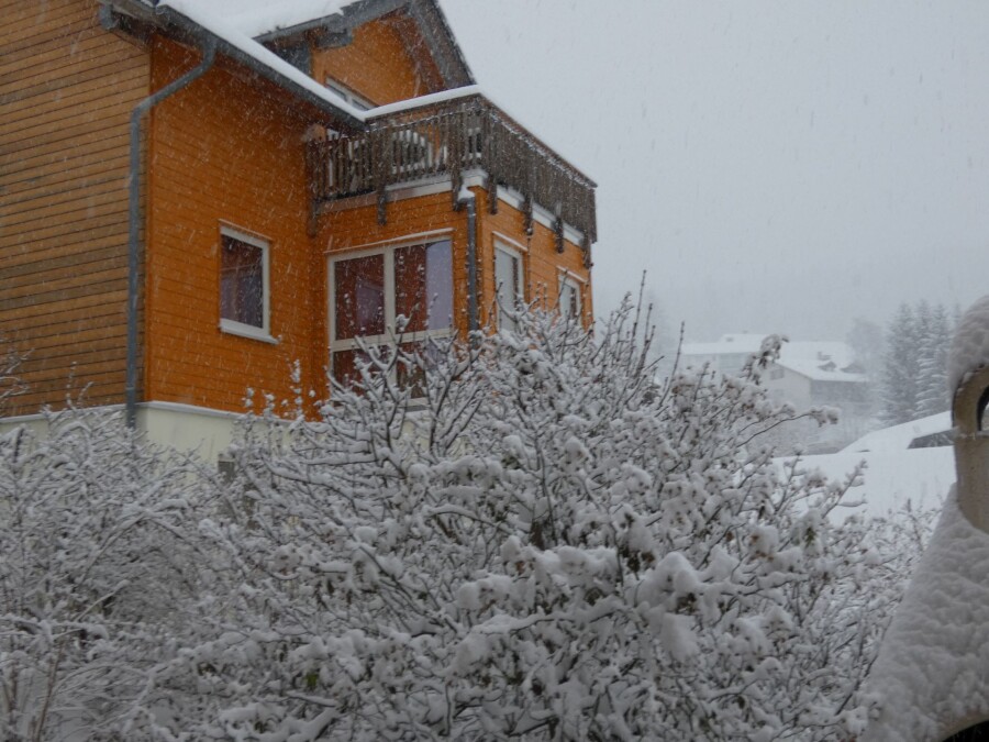 Schneefall vor Heiligabend